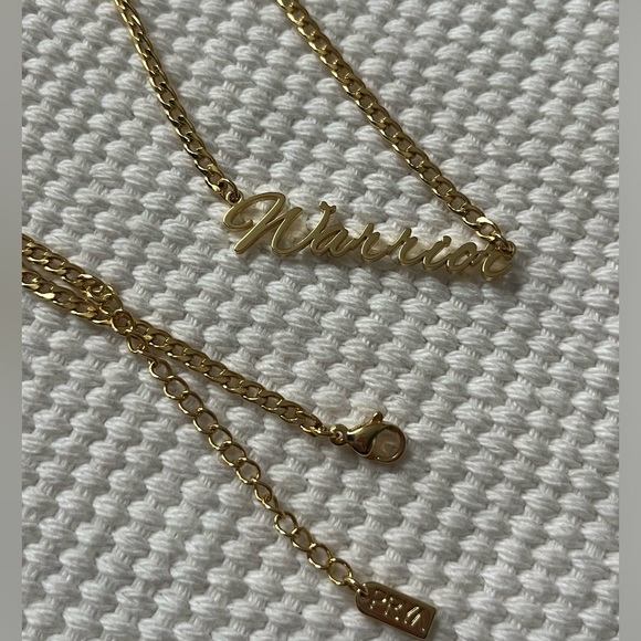 18k gold plated Custom Warrior Necklace - Picture 6 of 7
